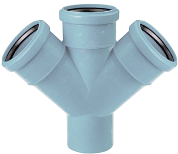 Крестовина Ду110*110*110*45º RAIN FLOW